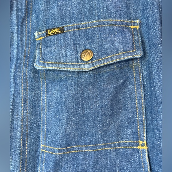 AMAZING Vintage Lee Pilot’s Jean Jacket in Blue Denim - Picture 4 of 7